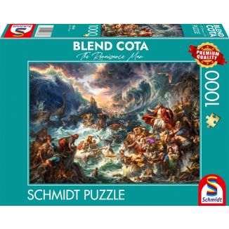 Vorderseite der Verpackung vom Artikel 58638, Blend Cota: Der Weg durch das Meer, 1.000 Teile Puzzle