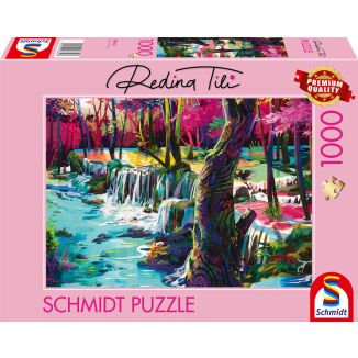 Vorderseite der Verpackung vom Artikel 58642, Redina Tili: Pfad der Fantasie, 1.000 Teile Puzzle Vorderseite der Verpackung vom Artikel 58642, Redina Tili: Pfad der Fantasie, 1.000 Teile Puzzle