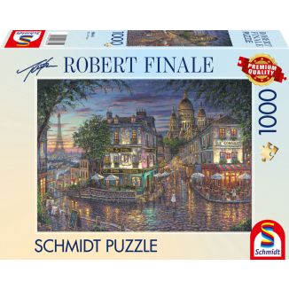 Vorderseite der Verpackung vom Artikel 58645, Robert Finale: Mont Martre, 1.000 Teile Puzzle Vorderseite der Verpackung vom Artikel 58645, Robert Finale: Mont Martre, 1.000 Teile Puzzle