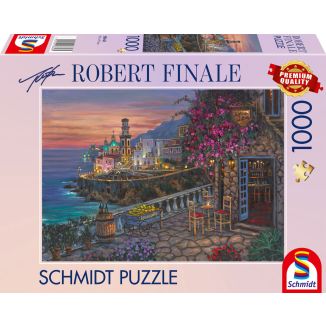 Vorderseite der Verpackung vom Artikel 58648, Robert Finale: Limoncelli Atrani, 1.000 Teile Puzzle Vorderseite der Verpackung vom Artikel 58648, Robert Finale: Limoncelli Atrani, 1.000 Teile Puzzle