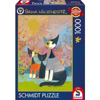 Vorderseite der Verpackung vom Artikel 58662, Rosina Wachtmeister: Unter goldener Sonne, 1.000 Teile Puzzle