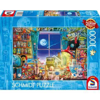 Vorderseite der Verpackung vom Artikel 58882, Bis zum Mond, 1.000 Teile Puzzle
