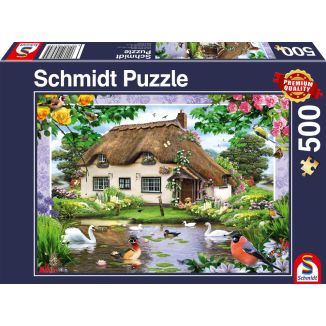 Romantisches Landhaus, 500 Teile Puzzle