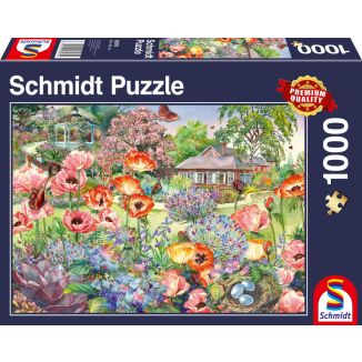 Blühender Garten, 1.000 Teile Puzzle