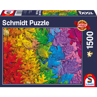 Bunter Blätterwald, 1.500 Teile Puzzle