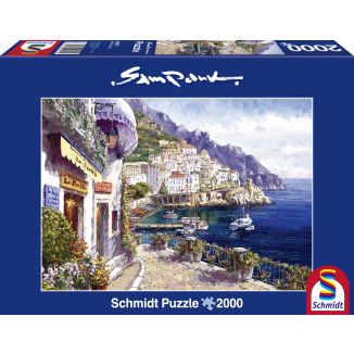 Vorderseite der Verpackung vom Artikel 59271, Sam Park: Amalfi am Nachmittag, 2.000 Teile Puzzle
