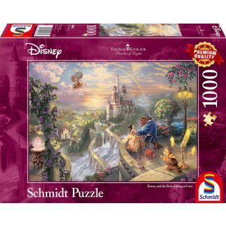 Thomas Kinkade Studios: Disney Dreams Collection -Die Schöne und das Biest, 1.000 Teile Puzzle