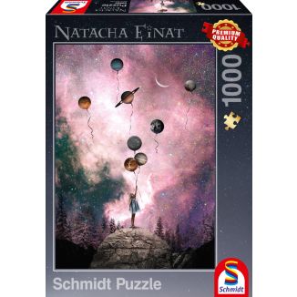 Vorderseite der Verpackung vom Artikel 59903, Natacha Einat: Planet Sehnsucht, 1.000 Teile Puzzle