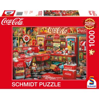 Vorderseite der Verpackung vom Artikel 59915, Coca Cola: Nostalgie, 1.000 Teile Puzzle