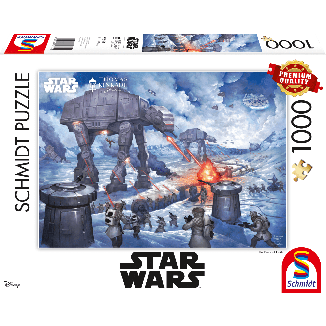 Thomas Kinkade Studios : Star Wars - Die Schlacht von Hoth, 1.000 Teile Puzzle