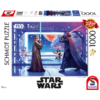 Thomas Kinkade Studios: Star Wars - Obi Wan's letzter Kampf, 1.000 Teile Puzzle