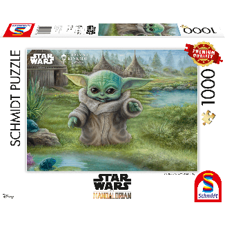Thomas Kinkade Studios: Star Wars The Mandalorian - Grogu Das Kind , 1.000 Teile Puzzle