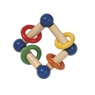 Spielmaterial vom Artikel 61025, Giralo, Greifling aus Holz, 12 cm