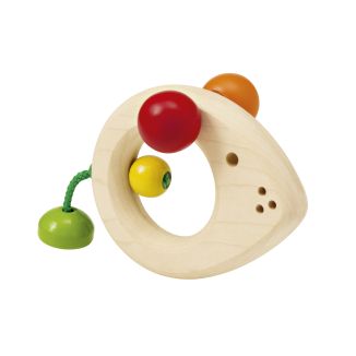Spielmaterial vom Artikel 61030, Topino, Maus-Greifling aus Holz, 8 cm