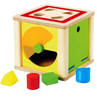 Weiteres Spielmaterial vom Artikel 62019, Varianto, Sortier-und Steckspiel aus Holz, 15cm