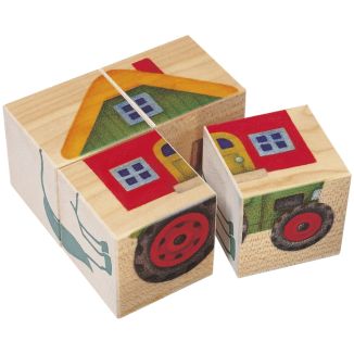 Spielmaterial vom Artikel 62052, Bilderwürfel Farm