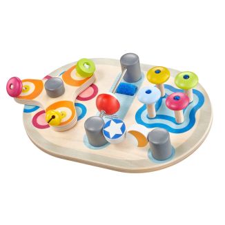 Spielmaterial vom Artikel 62064, Spintivity, Motorikbrett, 21 x 15 cm