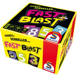 Verpackungsvorderseite aus einem anderen Blickwinkel vom Artikel 78810, Fast Blast™, Kartenspiel