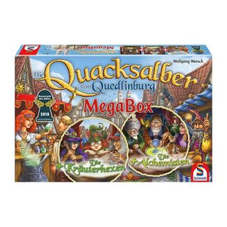 Mega Box: Die Quacksalber von Quedlinburg (Grundspiel + 2 Erweiterungen), Familienspiel