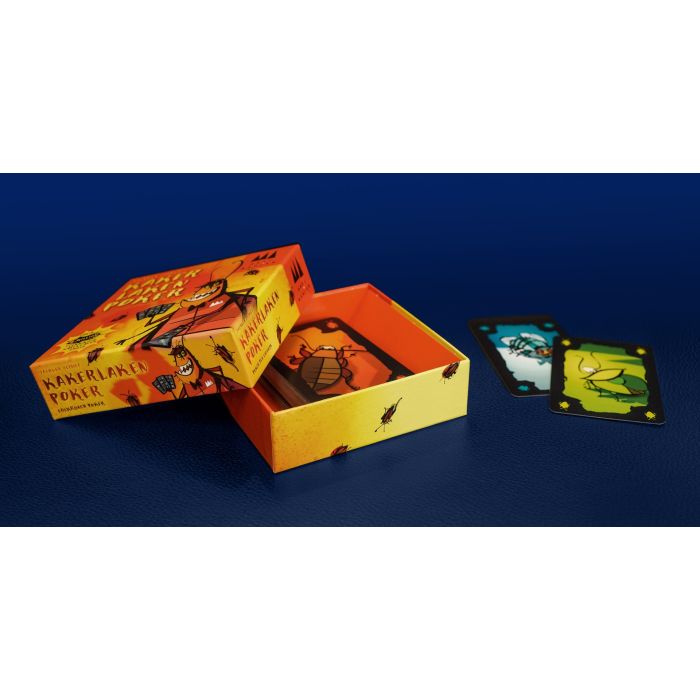 Schmidt Kakerlake Poker Royal – Kartenspiel Für 2–6 Spieler Ab 8 Jahren, Bluffspiel Mit Insekten-Theme