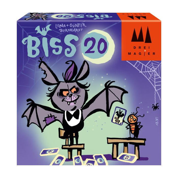 Vorderseite der Verpackung vom Artikel 40890, Drei Magier®: BISS 20, Kartenspiel