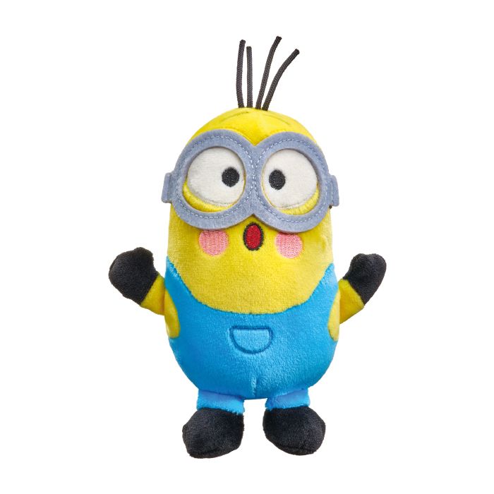 Vorderseite des Plüschartikel 42732, Minions: Kevin erstaunt - Plüsch, 16 cm Vorderseite des Plüschartikel 42732, Minions: Kevin erstaunt - Plüsch, 16 cm