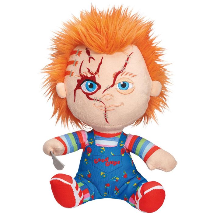 Vorderseite des Plüschartikel 42840, Chucky: 24 cm, Plüsch Vorderseite des Plüschartikel 42840, Chucky: 24 cm, Plüsch