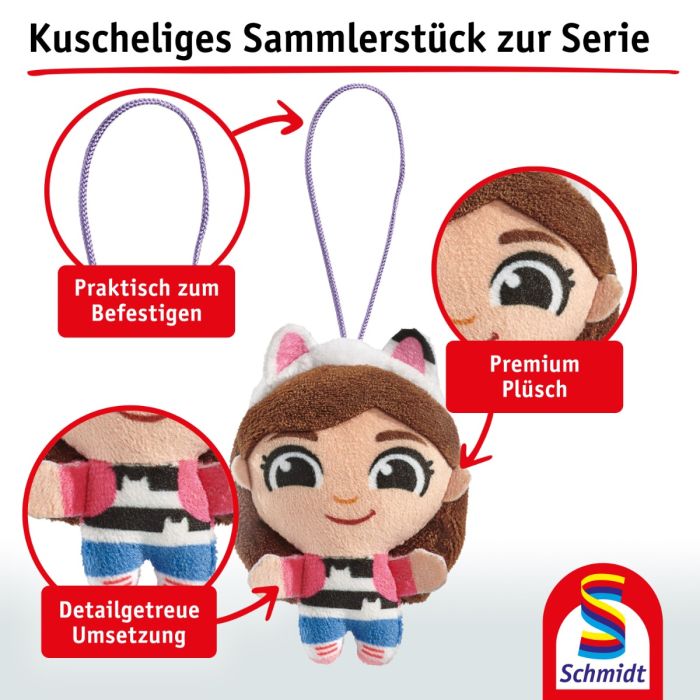 Schmidt Spiele 42853 Gabby's Dollhouse - peluche de Chumsley (25 cm Schmidt Spiele 42853 Gabby's Dollhouse - peluche de Chumsley (25 cm