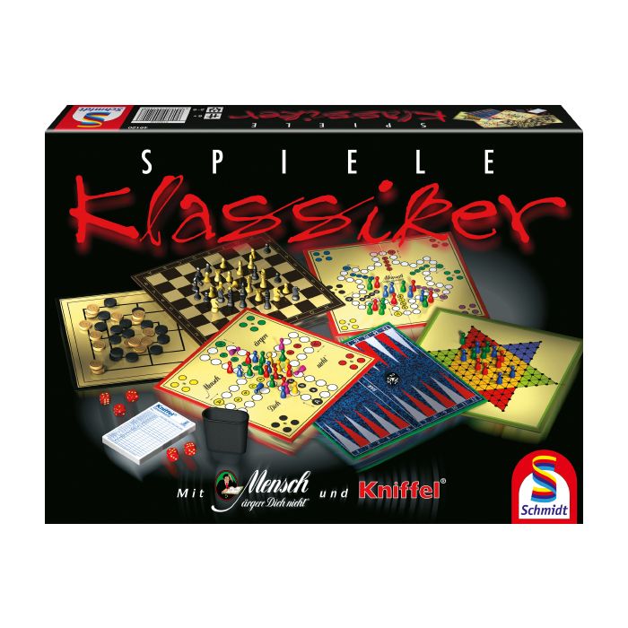 Verpackungsvorderseite aus einem anderen Blickwinkel vom Artikel 49120, Spiele-Klassiker