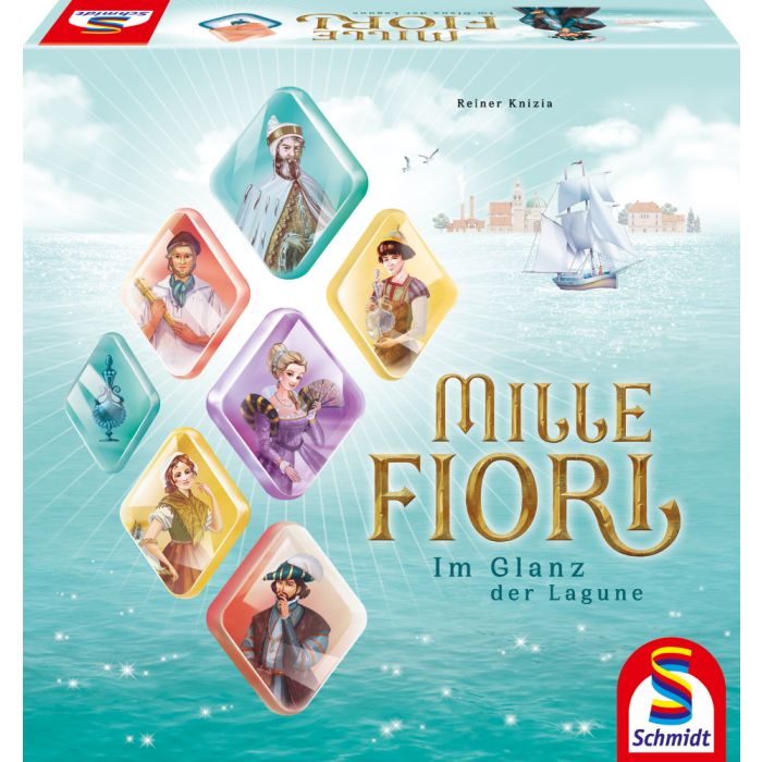 Vorderseite der Verpackung vom Artikel 49400, Mille Fiori, Familienspiel