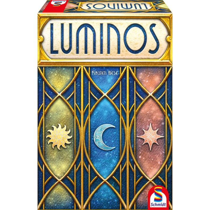 Vorderseite der Verpackung vom Artikel 49446, Luminos, Familienspiel Vorderseite der Verpackung vom Artikel 49446, Luminos, Familienspiel