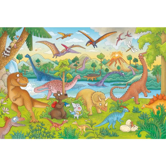 Schmidt Spiele Mauseschlau & Bärenstark – Reise Um Die Welt Puzzle, 100 Teile – Mit Wissensbüchlein Ab 6 Jahren