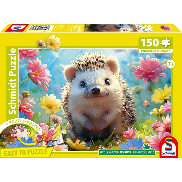 Vorderseite der Verpackung vom Artikel 56584, Igelchen, 150 Teile Kinderpuzzle