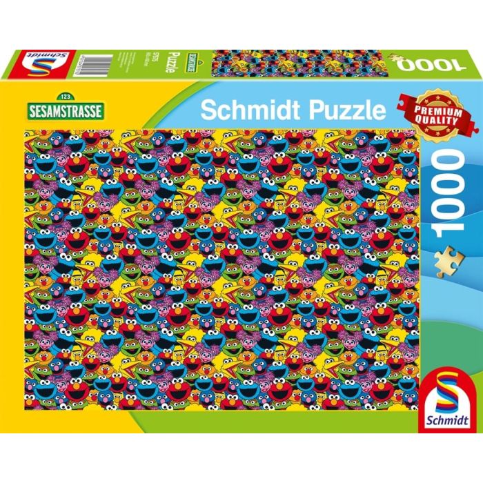 Vorderseite der Verpackung vom Artikel 57575, Sesamstrasse®: Wer, wie, was?, 1.000 Teile Puzzle Vorderseite der Verpackung vom Artikel 57575, Sesamstrasse®: Wer, wie, was?, 1.000 Teile Puzzle