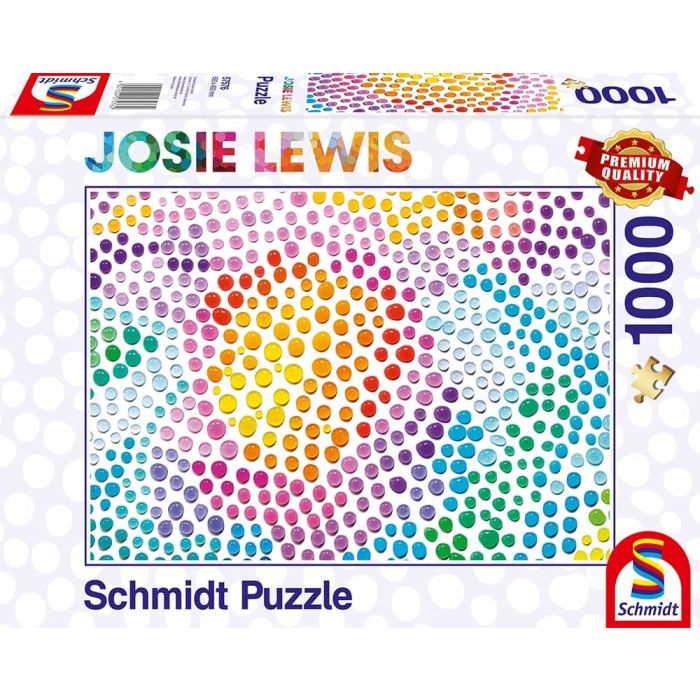 Vorderseite der Verpackung vom Artikel 57576, Josie Lewis: Farbige Seifenblasen, 1.000 Teile Puzzle Vorderseite der Verpackung vom Artikel 57576, Josie Lewis: Farbige Seifenblasen, 1.000 Teile Puzzle