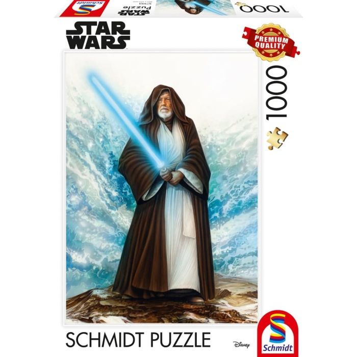 Vorderseite der Verpackung vom Artikel 57593, Disney: Star Wars - The Jedi Master, 1.000 Teile Puzzle