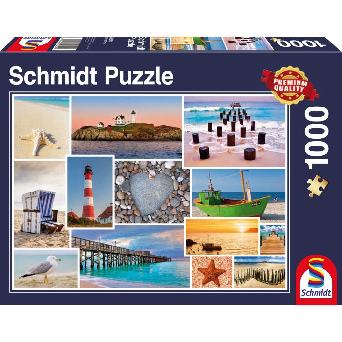 Vorderseite der Verpackung vom Artikel 58221, Am Meer, 1.000 Teile Puzzle Vorderseite der Verpackung vom Artikel 58221, Am Meer, 1.000 Teile Puzzle