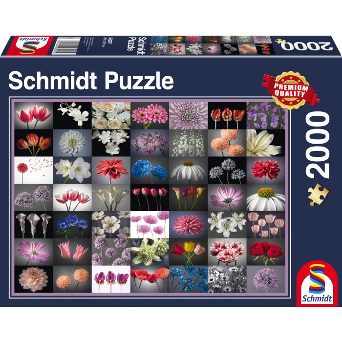 Vorderseite der Verpackung vom Artikel 58297, Blumengruß, 2.000 Teile Puzzle Vorderseite der Verpackung vom Artikel 58297, Blumengruß, 2.000 Teile Puzzle