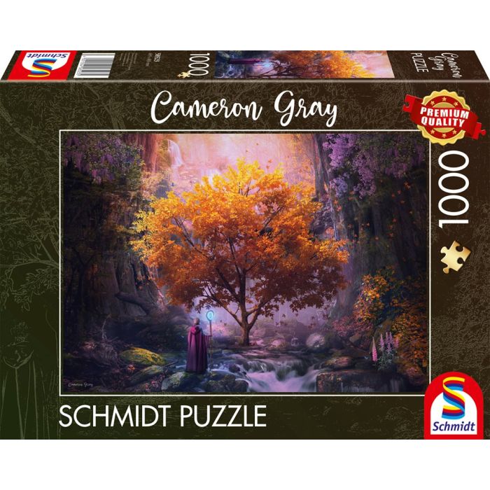 Vorderseite der Verpackung vom Artikel 58523, Cameron Gray: Waldeszauber, 1.000 Teile Puzzle