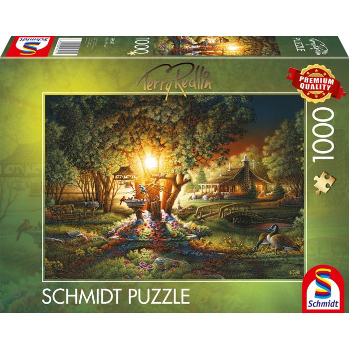 Vorderseite der Verpackung vom Artikel 58547, Terry Redlin: Prächtiges Frühlingsleuchten, 1.000 Teile Puzzle Vorderseite der Verpackung vom Artikel 58547, Terry Redlin: Prächtiges Frühlingsleuchten, 1.000 Teile Puzzle