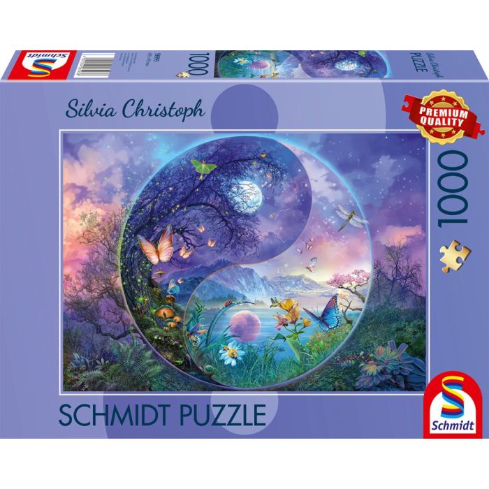 Vorderseite der Verpackung vom Artikel 58593, Silvia Christoph: Yin & Yang Fantastische Insektenwelt, 1.000 Teile Puzzle Vorderseite der Verpackung vom Artikel 58593, Silvia Christoph: Yin & Yang Fantastische Insektenwelt, 1.000 Teile Puzzle