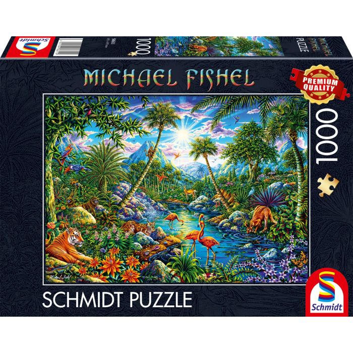 Vorderseite der Verpackung vom Artikel 58611, Michael Fishel: Inselparadies, 1.000 Teile Puzzle Vorderseite der Verpackung vom Artikel 58611, Michael Fishel: Inselparadies, 1.000 Teile Puzzle