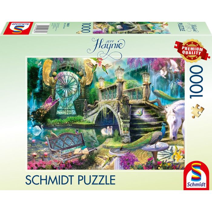 Vorderseite der Verpackung vom Artikel 58631, Jeff Haynie: Der geheime Garten, 1.000 Teile Puzzle