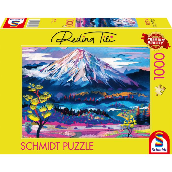 Vorderseite der Verpackung vom Artikel 58644, Redina Tili: Die Ruhe des Berges, 1.000 Teile Puzzle Vorderseite der Verpackung vom Artikel 58644, Redina Tili: Die Ruhe des Berges, 1.000 Teile Puzzle