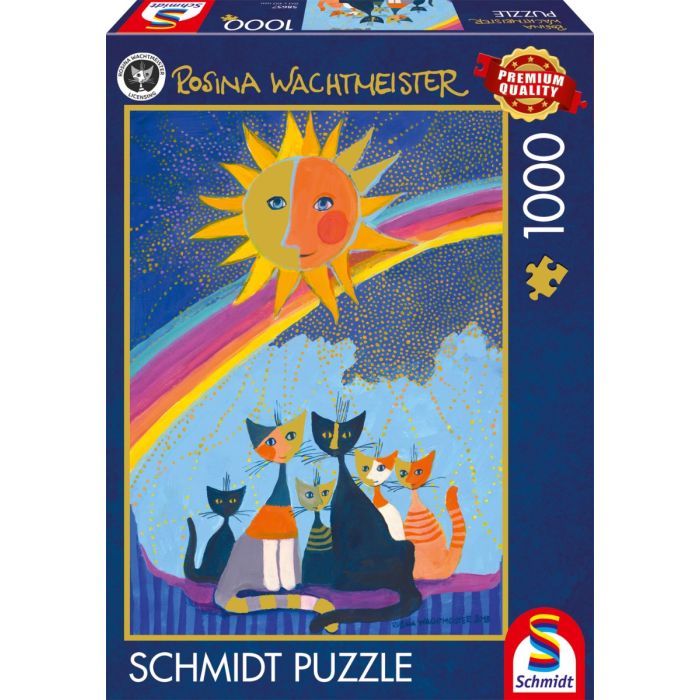 Vorderseite der Verpackung vom Artikel 58657, Rosina Wachtmeister: Im Goldregen, 1.000 Teile Puzzle Vorderseite der Verpackung vom Artikel 58657, Rosina Wachtmeister: Im Goldregen, 1.000 Teile Puzzle