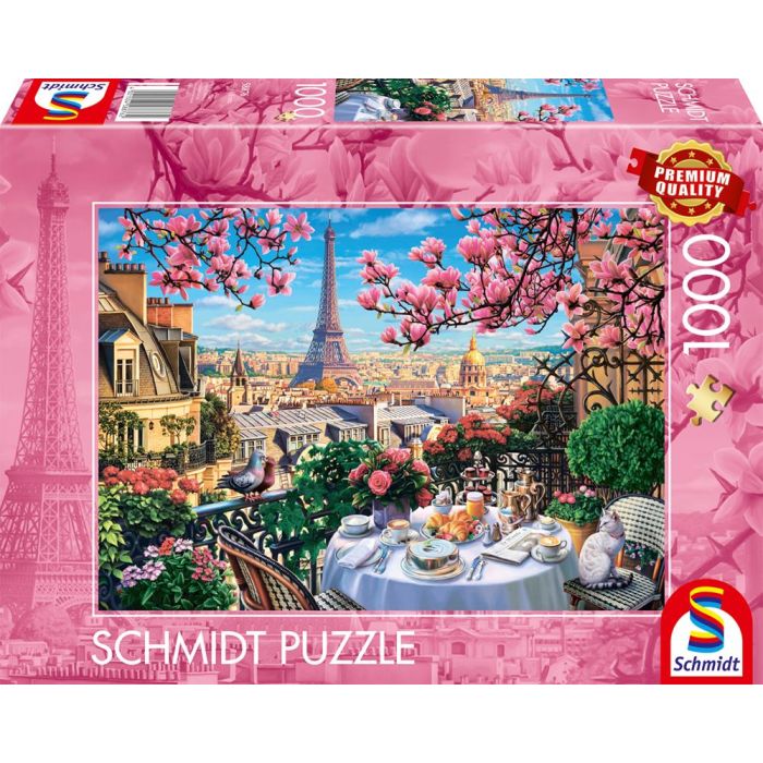 Vorderseite der Verpackung vom Artikel 58876, Frühstück in Paris, 1.000 Teile Puzzle Vorderseite der Verpackung vom Artikel 58876, Frühstück in Paris, 1.000 Teile Puzzle