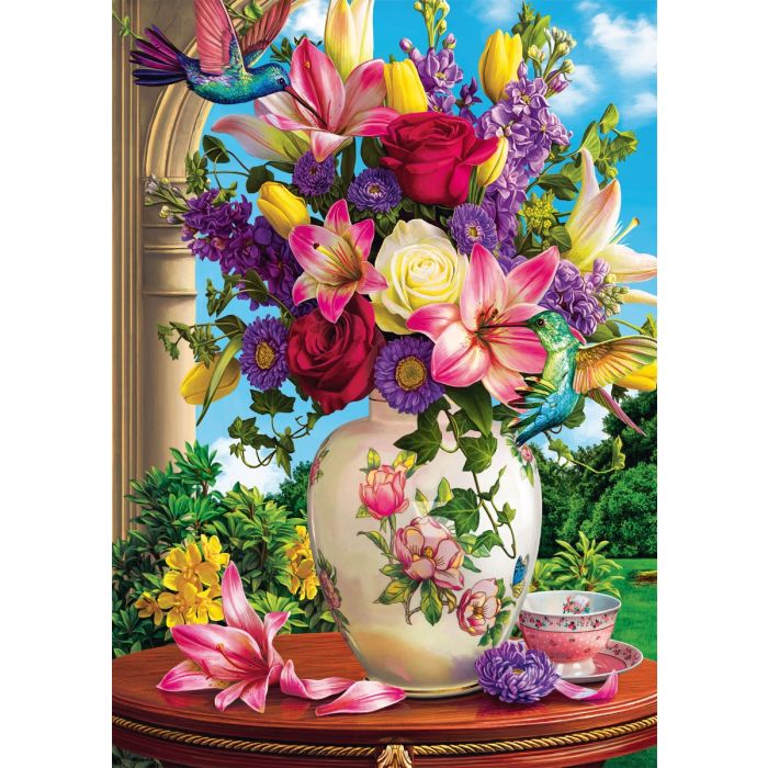Jardin de fleurs - Puzzle 1000 pièces Jardin de fleurs - Puzzle 1000 pièces
