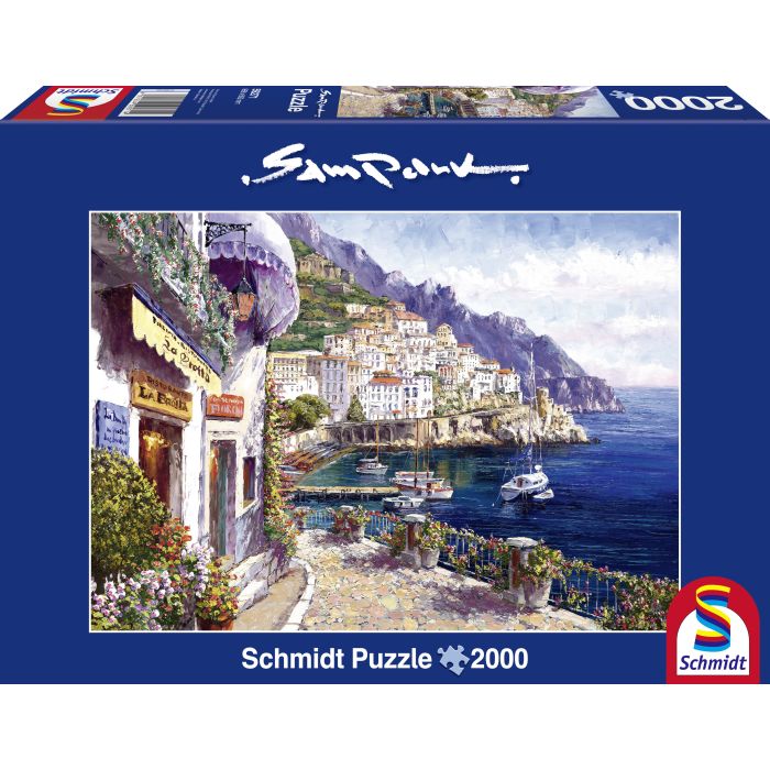 Vorderseite der Verpackung vom Artikel 59271, Sam Park: Amalfi am Nachmittag, 2.000 Teile Puzzle