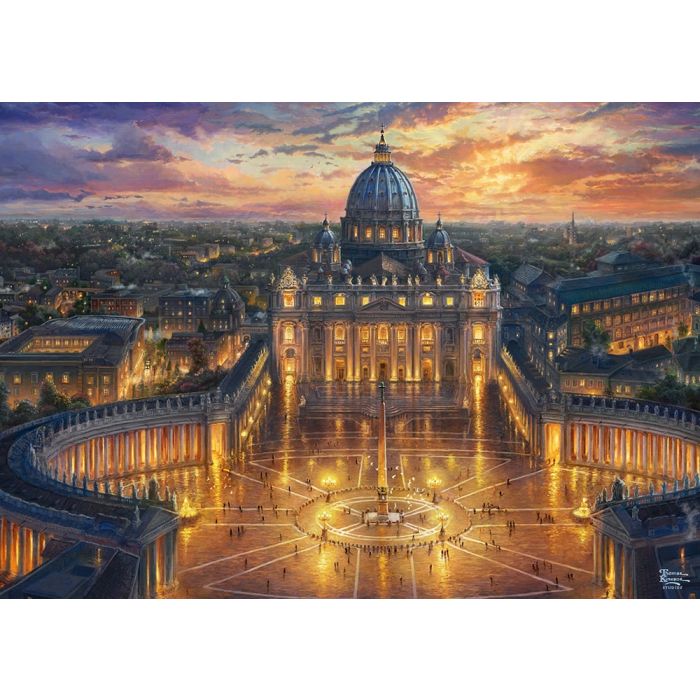Lais Puzzle „Panoramablick Auf Rom“ – 1000 Teile, Mit Petersdom & Skyline