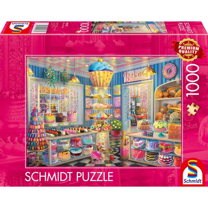 Vorderseite der Verpackung vom Artikel 59785, Bunte Bäckerei, 1.000 Teile Puzzle Vorderseite der Verpackung vom Artikel 59785, Bunte Bäckerei, 1.000 Teile Puzzle